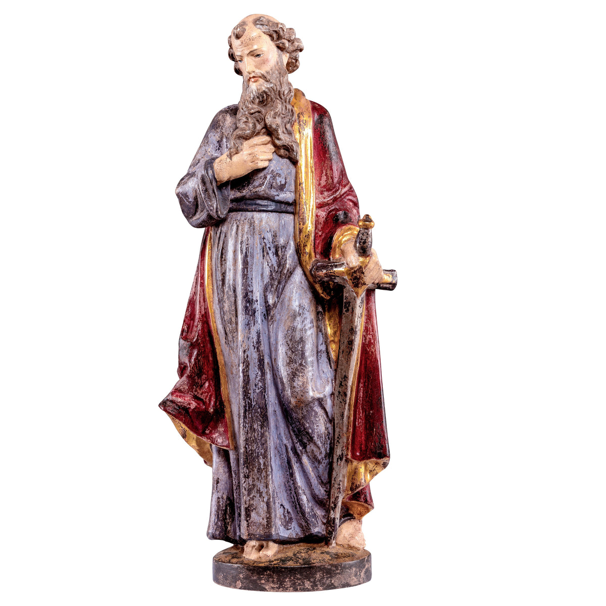 Wooden statue of St. Paul