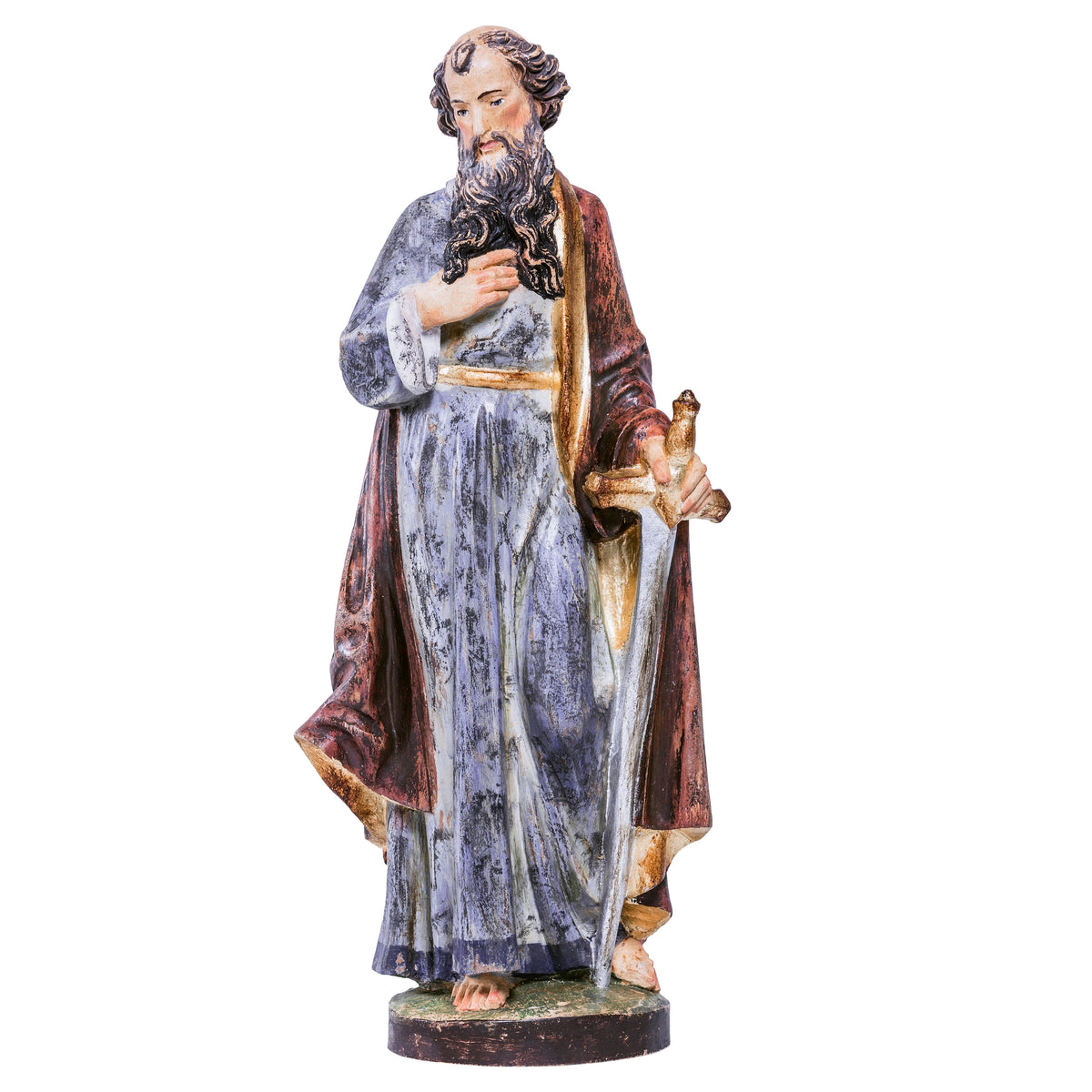Wooden statue of St. Paul