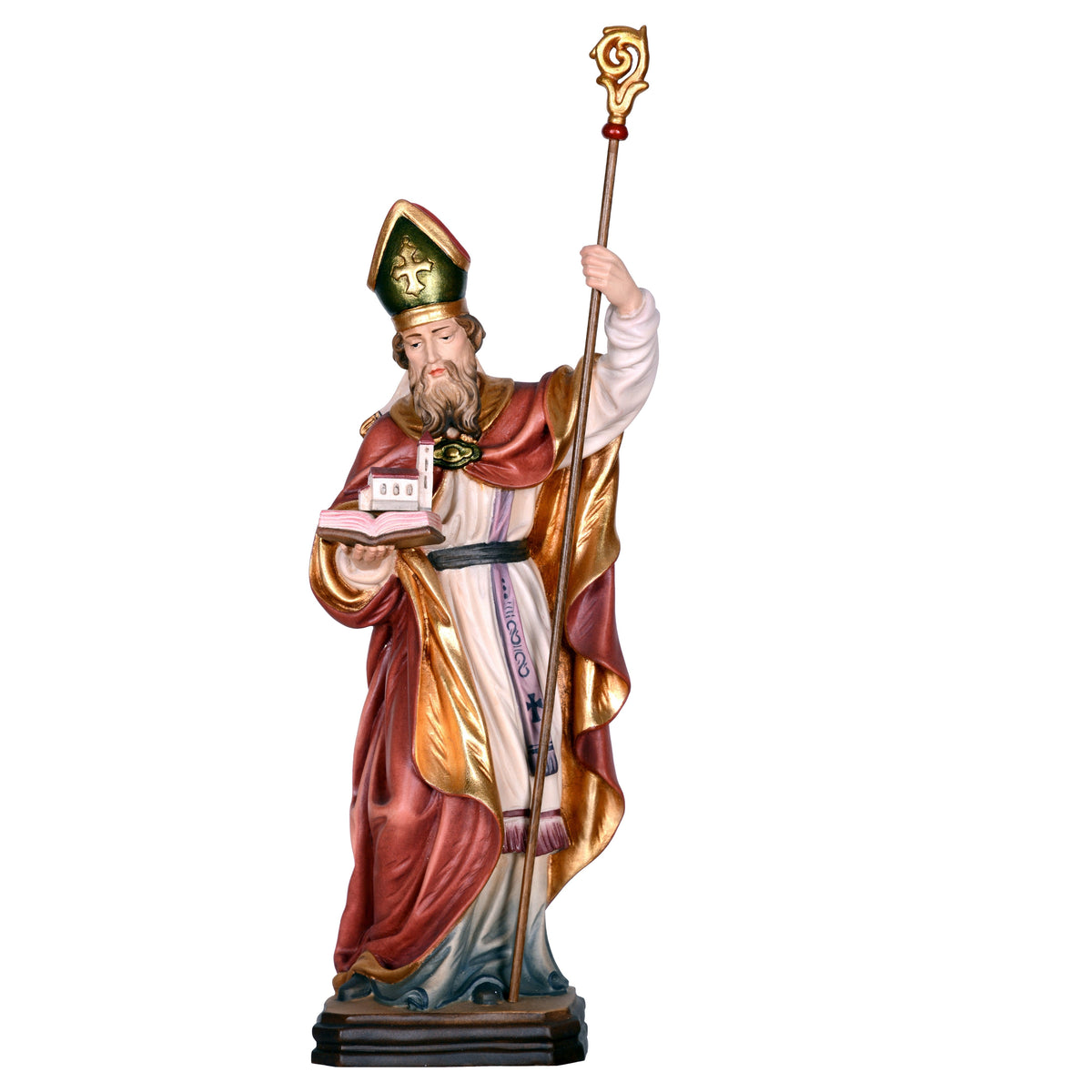 Wooden Statue of St. Wolfgang of Regensburg