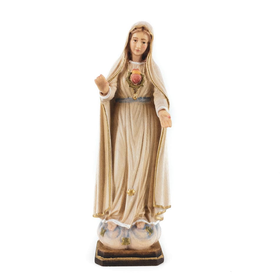 Wooden Statue of the Immaculate Heart of Mary