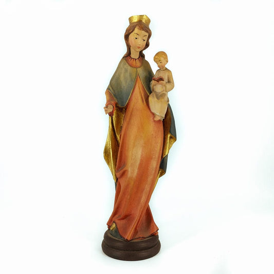 Wooden Statue of the Mary Help of Christians Minimal Style