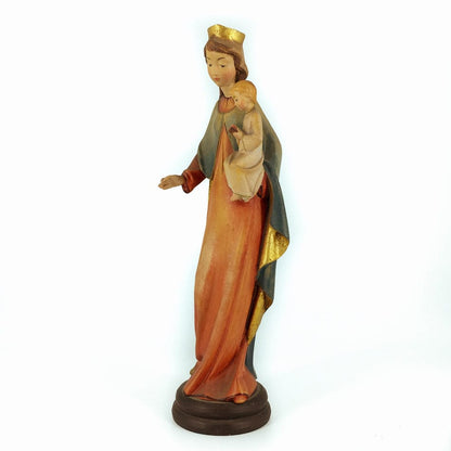 Wooden Statue of the Mary Help of Christians Minimal Style