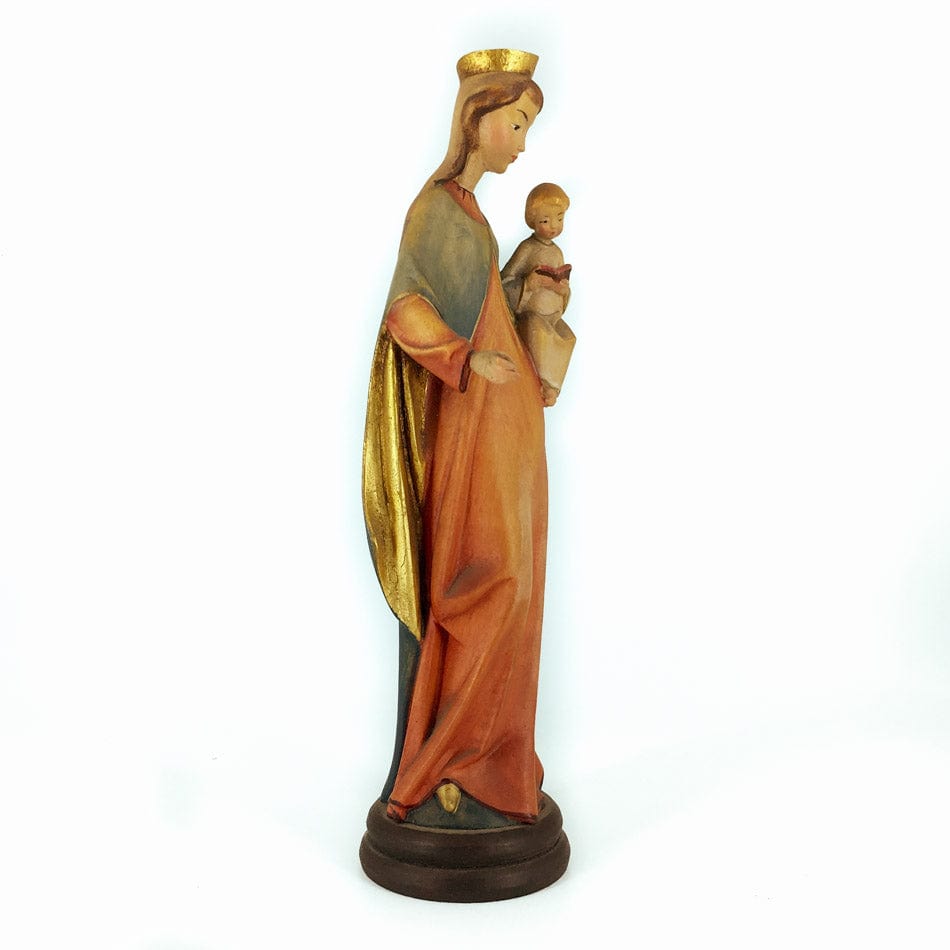Wooden Statue of the Mary Help of Christians Minimal Style