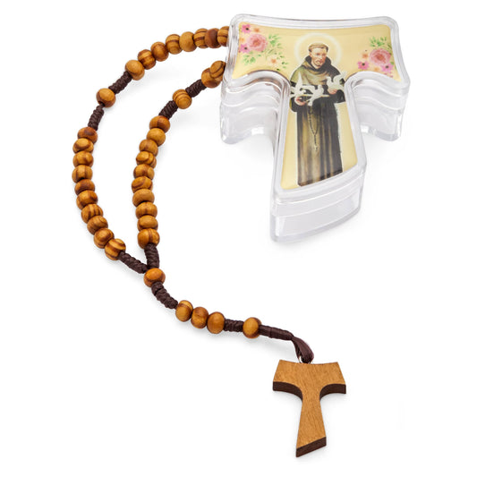 Wooden Tao Rosary and Case