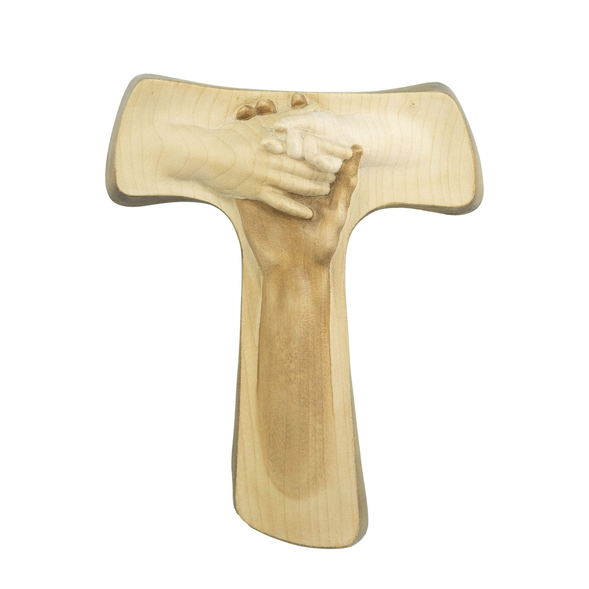 Wooden Tau Friendship Cross