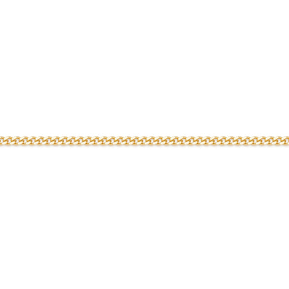 Yellow Gold Curb Chain Necklace