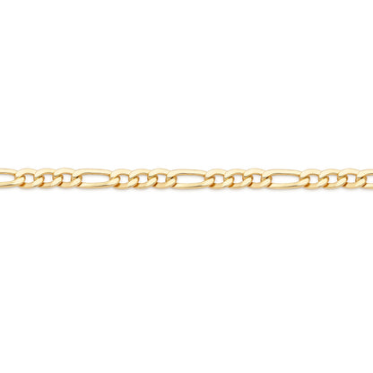 Yellow Gold Figaro Chain Necklace
