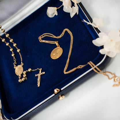 Yellow Gold First Communion Gift Set