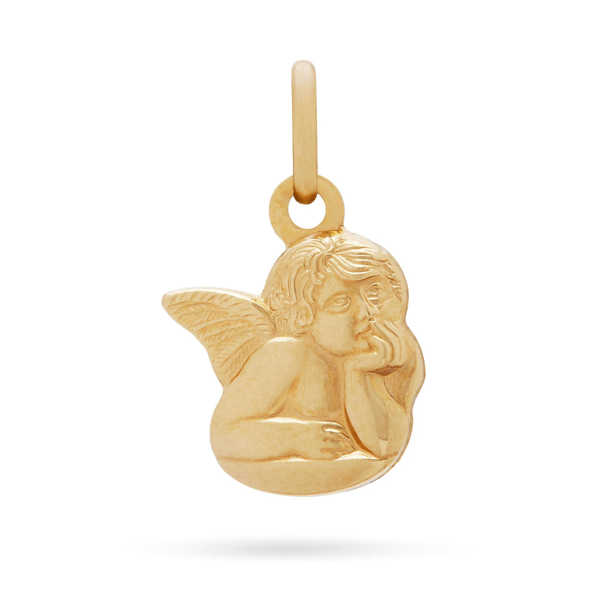 Yellow gold guardian angel