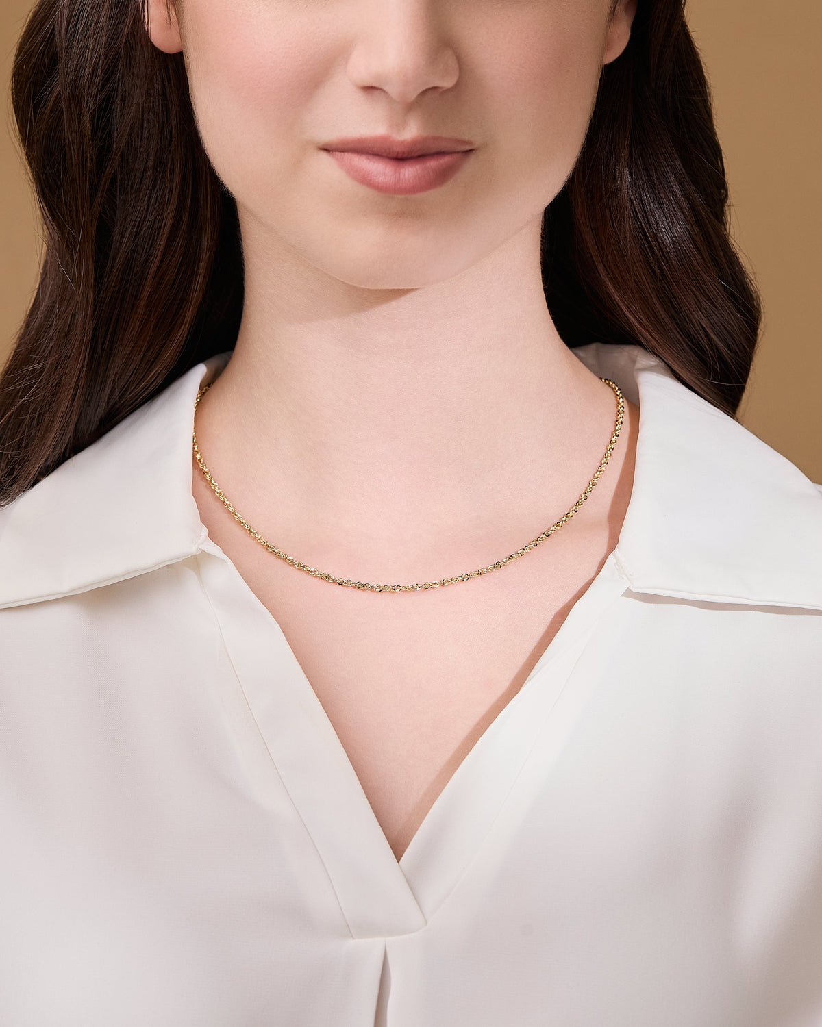 Yellow Gold Iride Chain Necklace