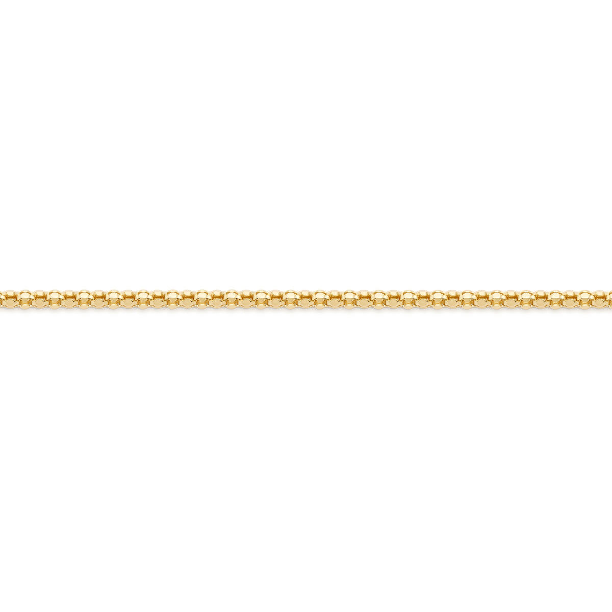Yellow Gold Korean Chain Necklace