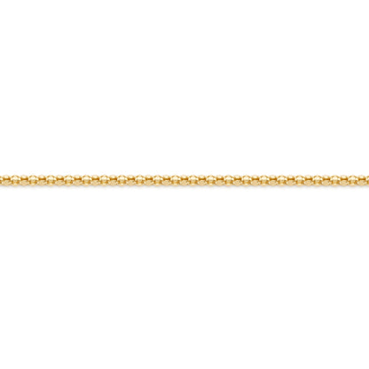Yellow Gold Korean Chain Necklace