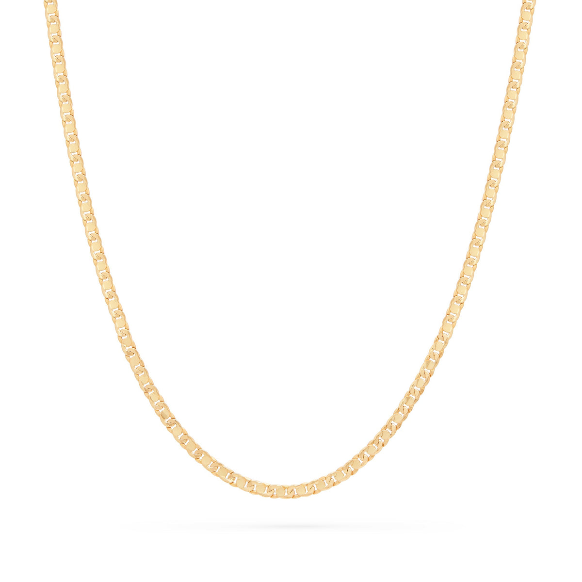 Yellow Gold Mariner Chain Necklace
