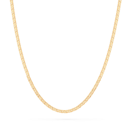 Yellow Gold Mariner Chain Necklace