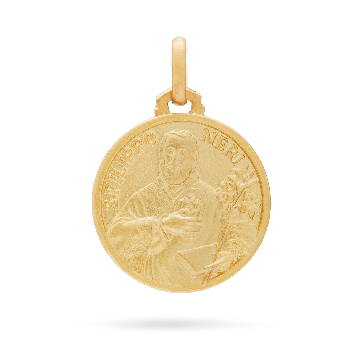 Yellow Gold Medal of St. Philip Neri