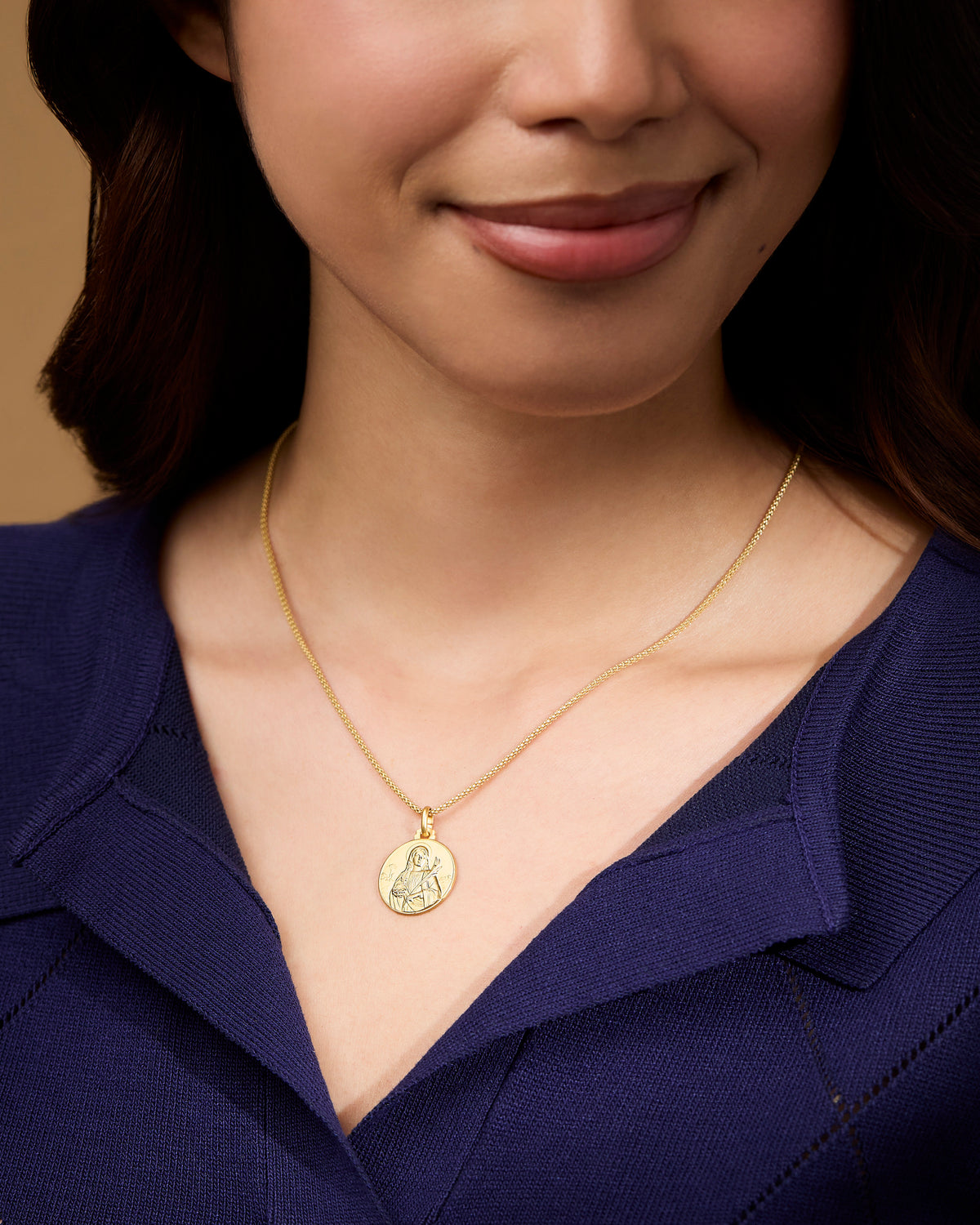Yellow Gold Medal of St. Lucy