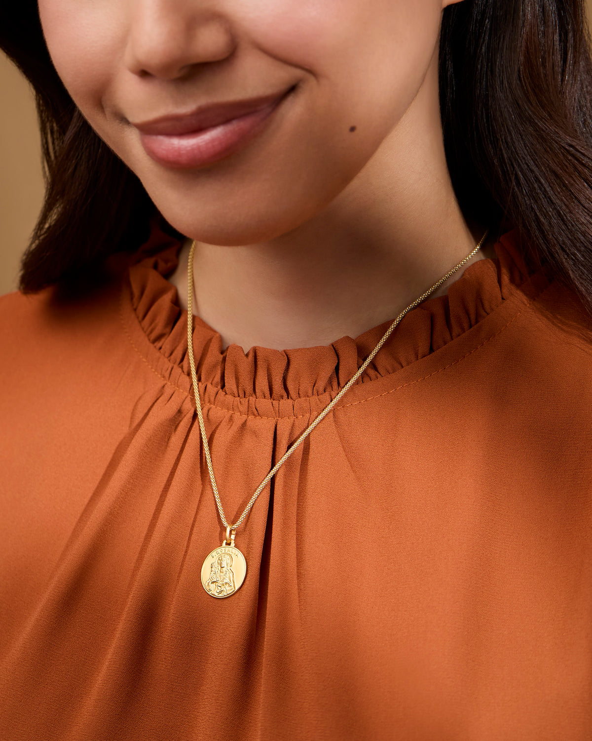 Yellow Gold Medal of St. Rosalia