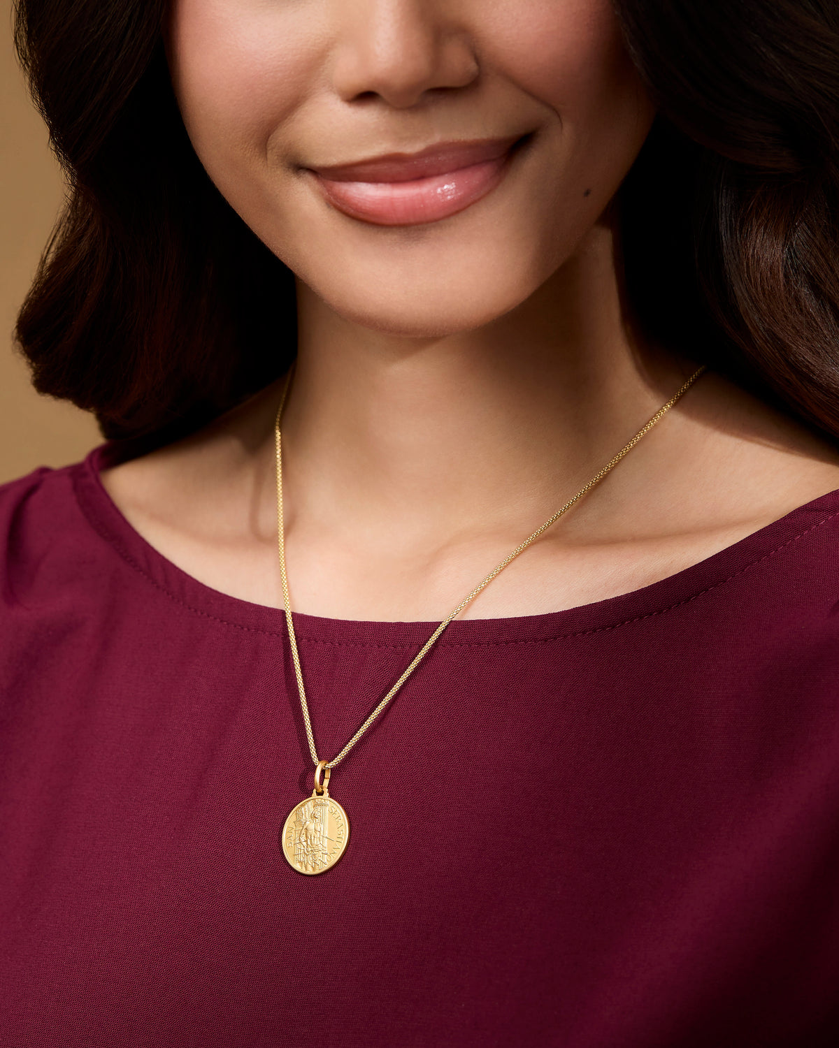 Yellow Gold Medal of St. Sebastian