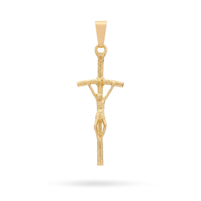 Yellow Gold Pastoral Crucifix Pendant