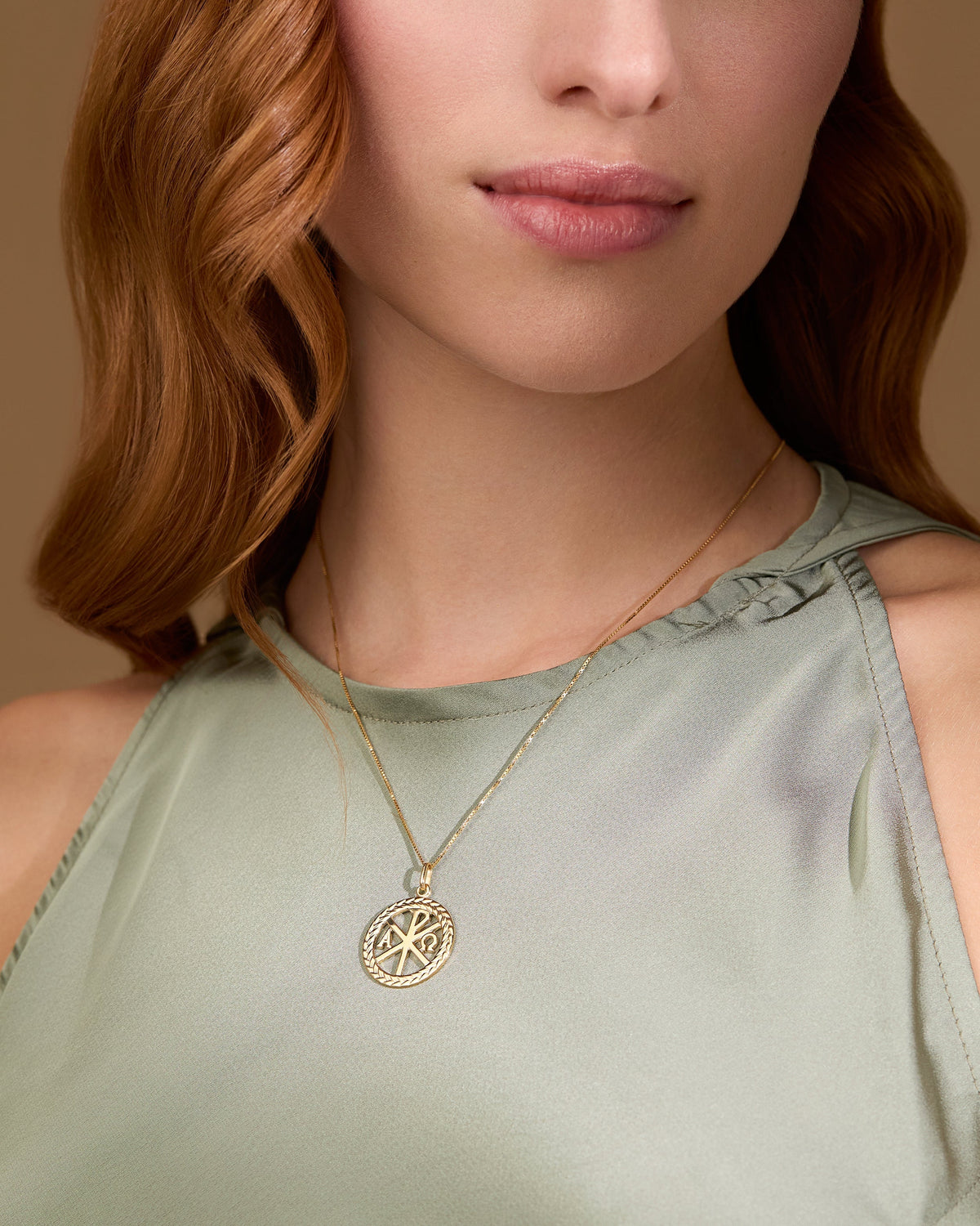 Yellow Gold Peace Cross Medal