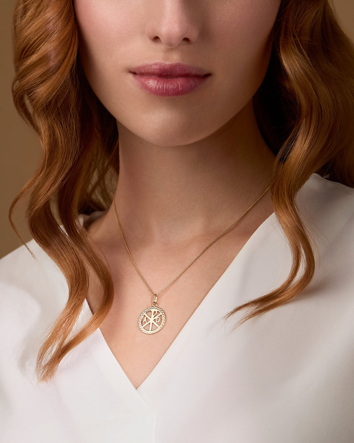 Yellow Gold Peace Cross Medal
