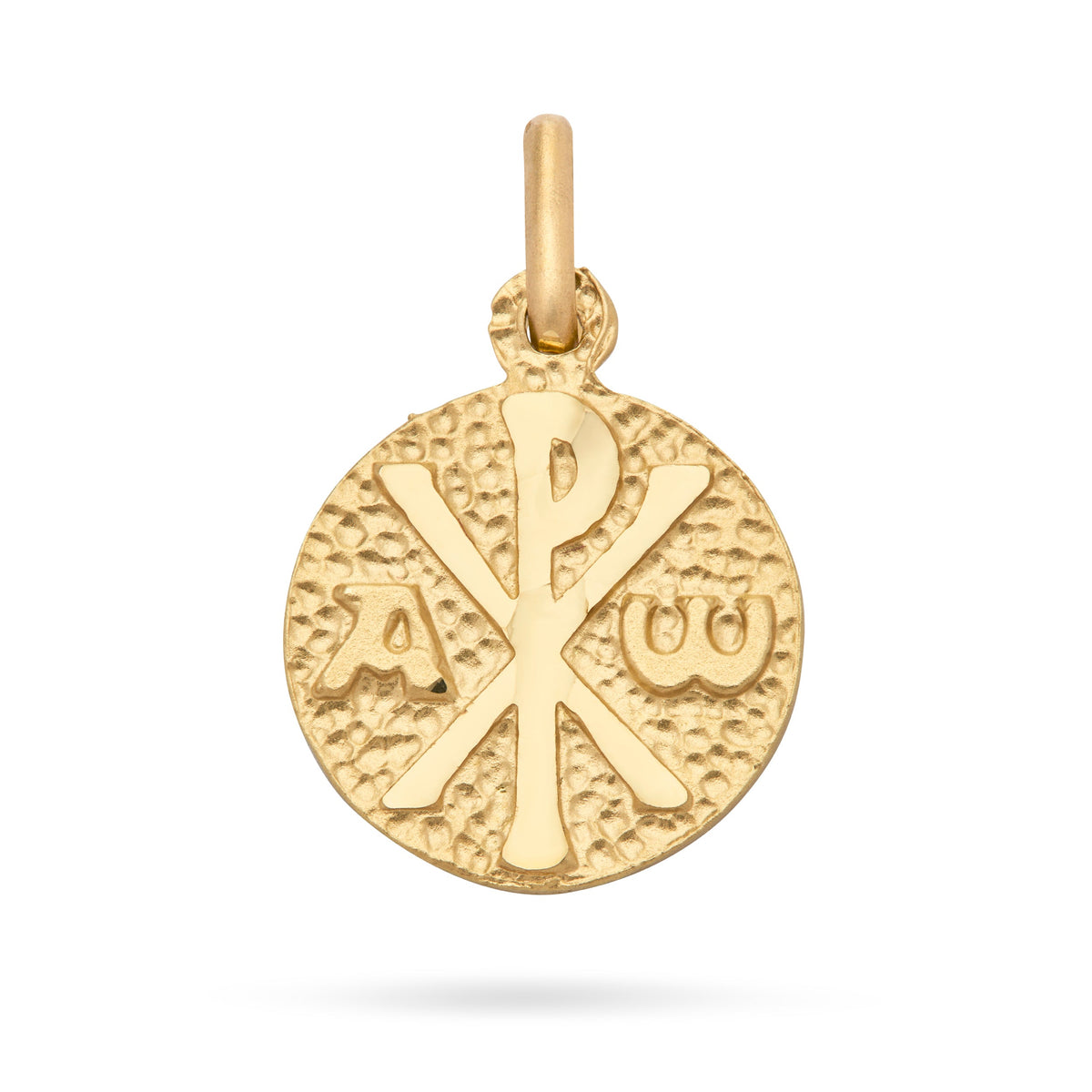 Yellow gold Peace Cross Pendant