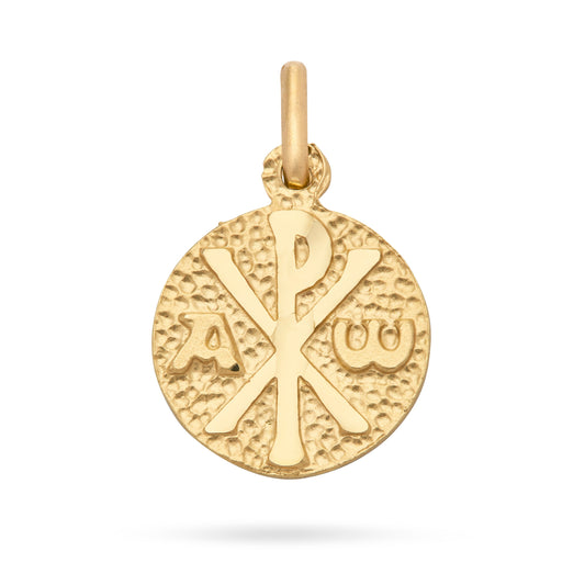 Yellow gold Peace Cross Pendant