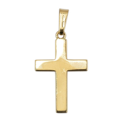 Yellow Gold Satin Finish Cross without Body