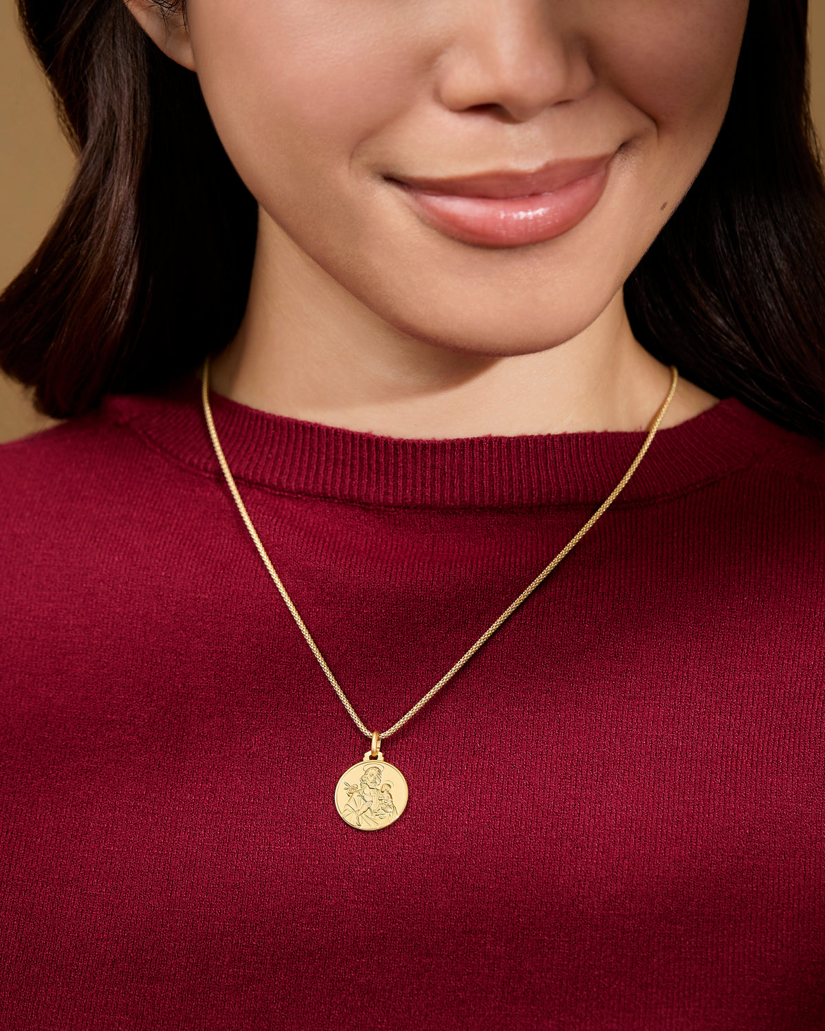 Yellow Gold St. Joseph Medal