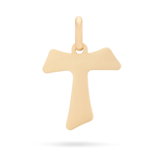Yellow Gold Tau Cross Pendant