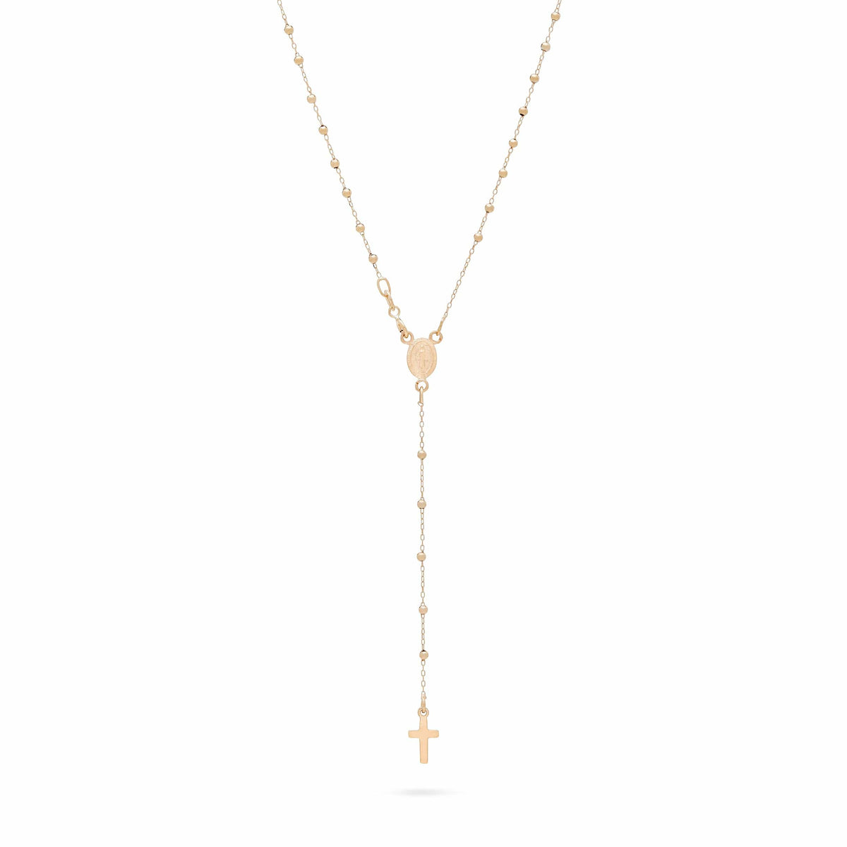 Yellow Gold Tiny Rosary Beads