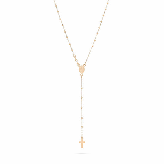 Yellow Gold Tiny Rosary Beads
