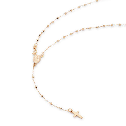 Yellow Gold Tiny Rosary Beads