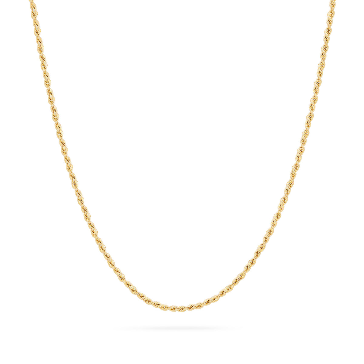 Yellow Gold Torchon Chain Necklace