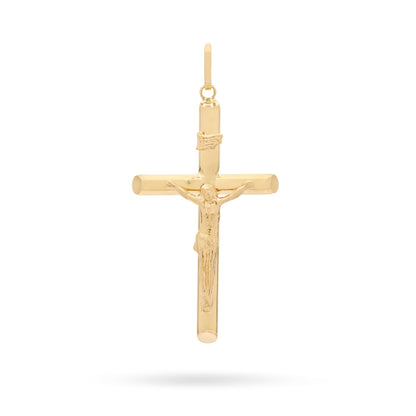 Yellow Gold Truncated Crucifix Pendant
