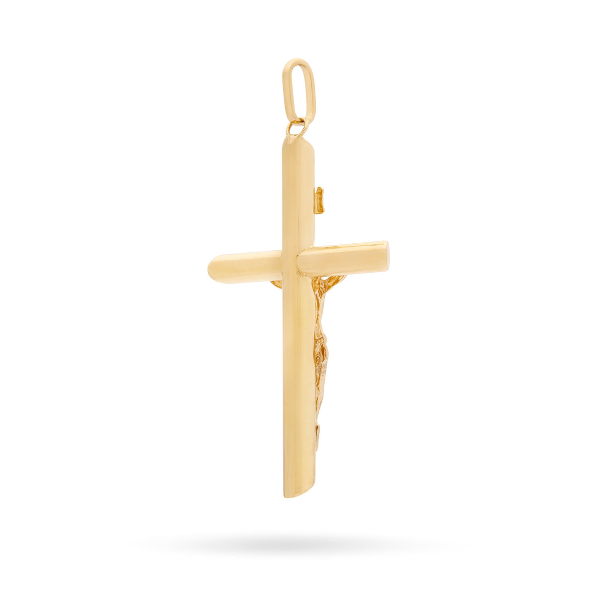 Yellow Gold Truncated Crucifix Pendant